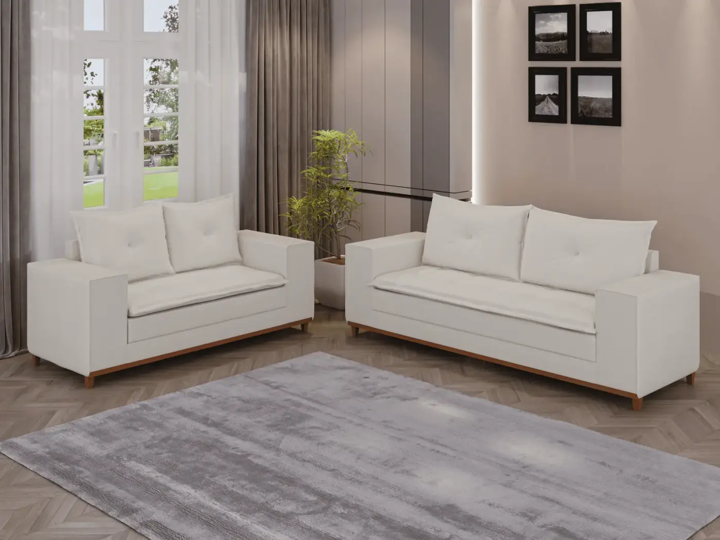 Estofado conjunto 3×2 3075 — Lufer Estofados
